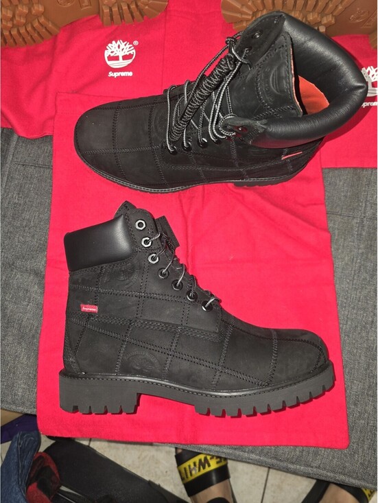 Supreme × Timberland Patchwork 6 Inch Premium Boot Black Size 8M In Hand main image 7